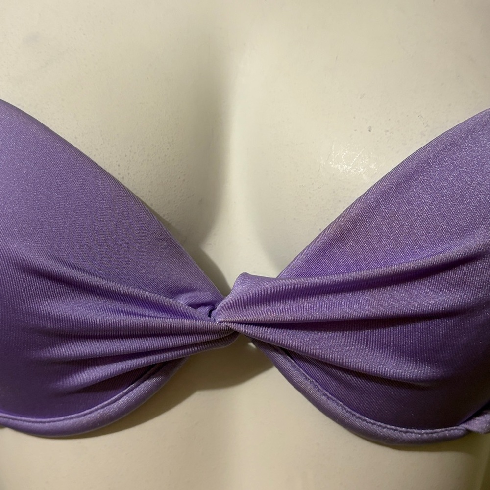 Victoria's Secret Lavender Twist Push Up Bikini Top Size 36A - Picture 3 of 9